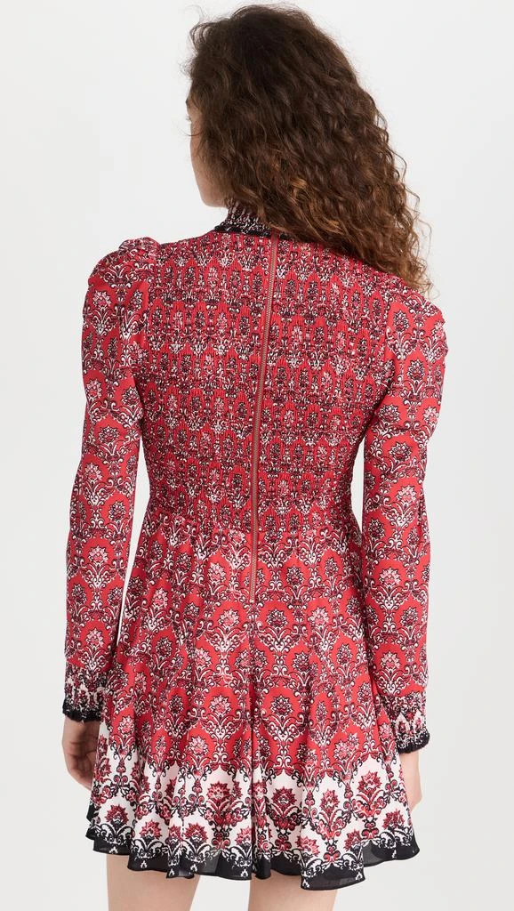 Alice + Olivia Elvira Smocked Bodice Mini Dress 2