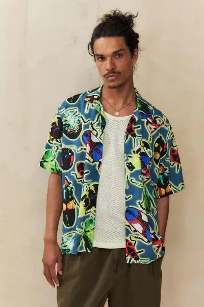 Ayker Ayker Beetle Print Shirt 4