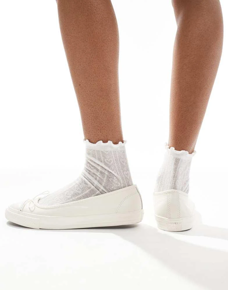 Converse Converse Chuck Taylor All Star ballet flats in white 4