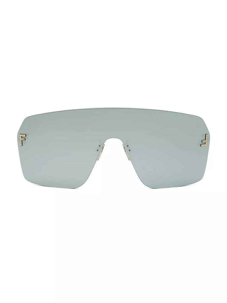 Fendi Fendi Roma 53MM Rimless Rectangular Sunglasses 1