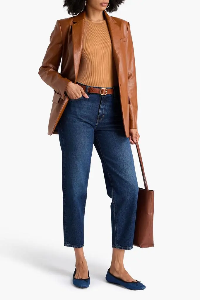 FRAME The Candle cropped mid-rise tapered jeans 2