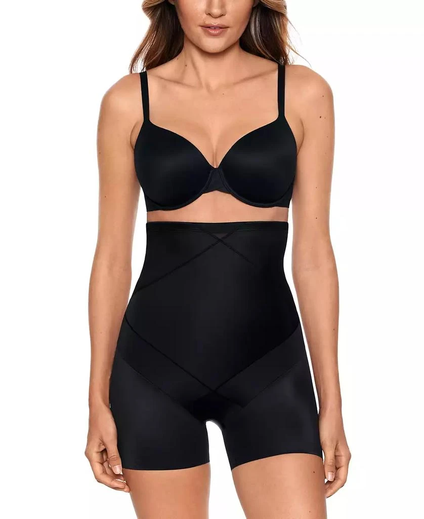 Miraclesuit Women's Tummy Tuck Extra Firm High-Waist Boyshort 2416 1