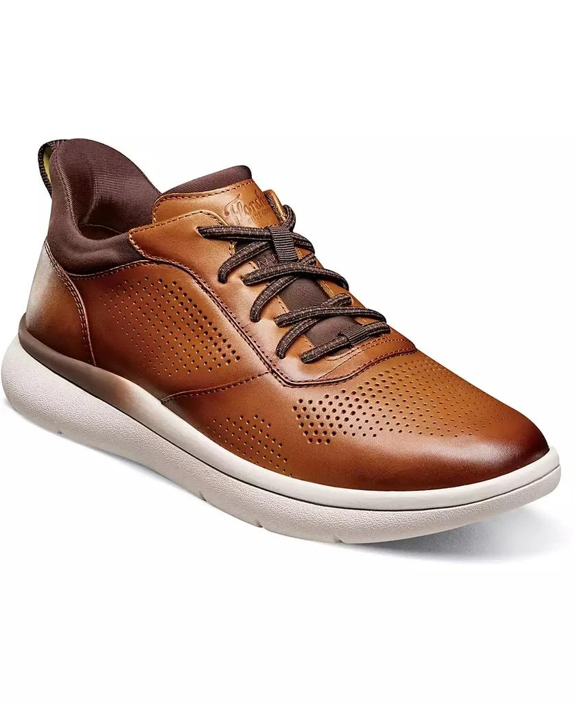 Florsheim Men's Fleet Perf Toe Elastic Lace Sneaker 1
