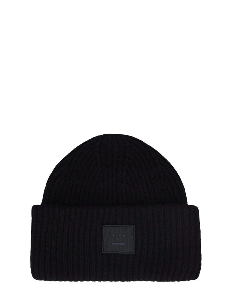 Acne Studios Pansy 'n Face Wool Beanie 1
