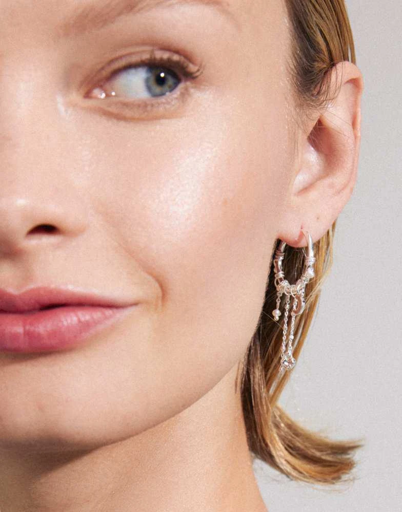 Pilgrim Pilgrim Arlet earrings in silver plated 2