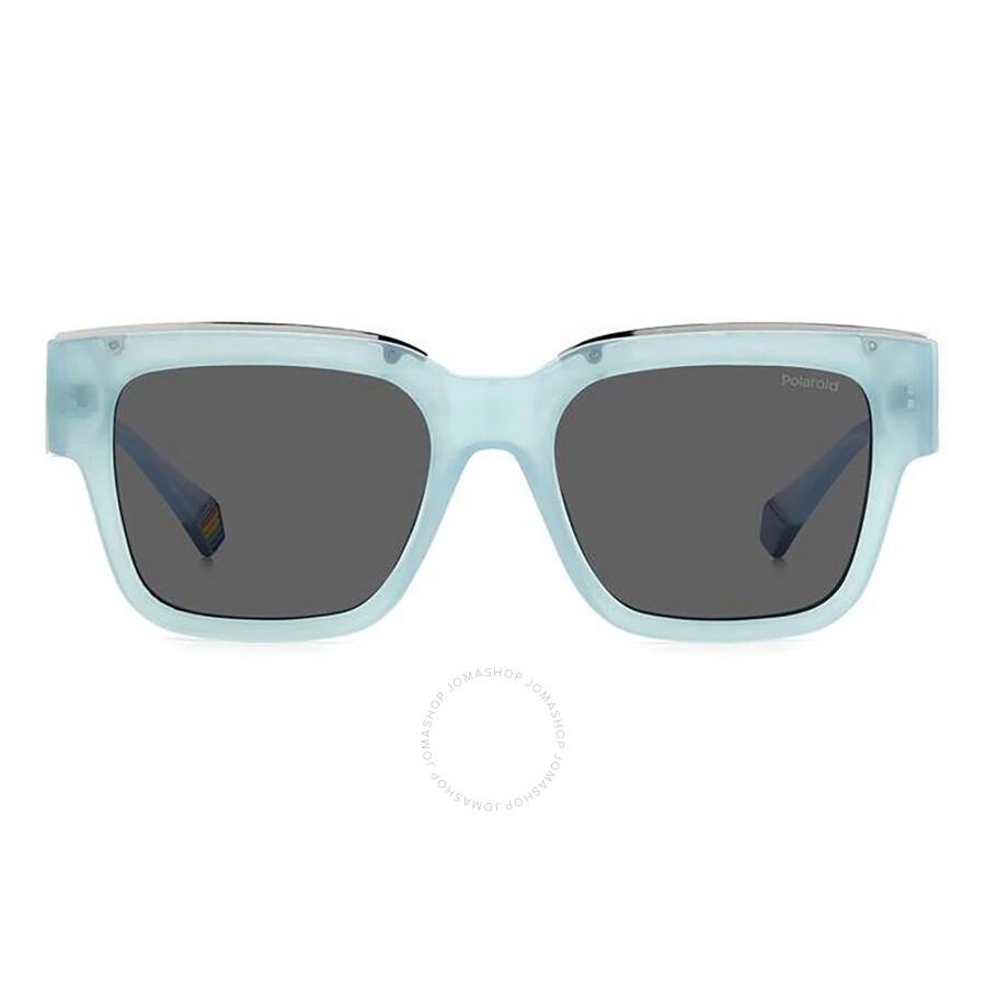 Polaroid Polarized Grey Square Unisex Sunglasses PLD 6198/S/X 0MVU/M9 52