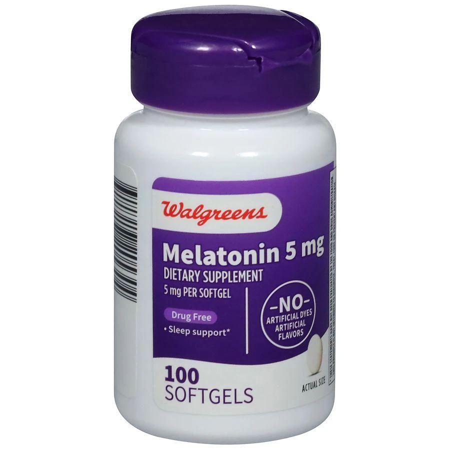 Walgreens Melatonin Softgel 5mg 2