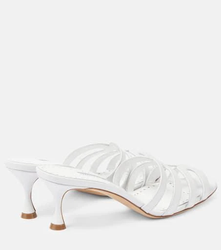 Manolo Blahnik Ahwak 50 leather mules 2