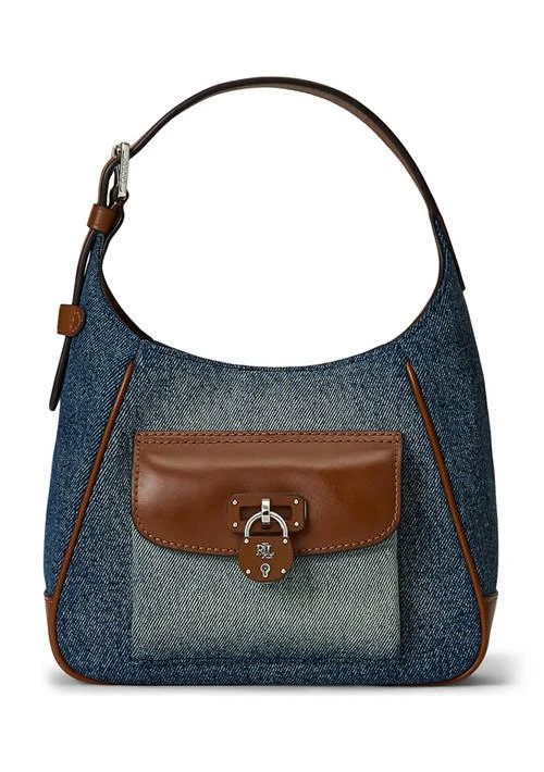 Ralph Lauren Ralph Lauren Washed Denim Small Tanner Shoulder Bag 3