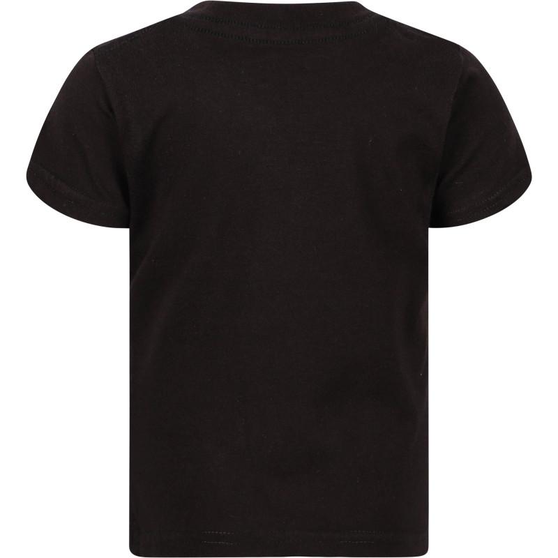 Kid Dangerous Cat rock climber logo t shirt in black