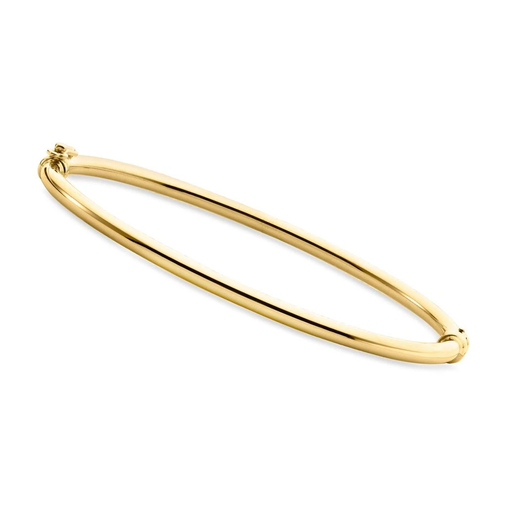 Canaria Fine Jewelry Canaria Italian 10kt Yellow Gold Polished Bangle Bracelet 1