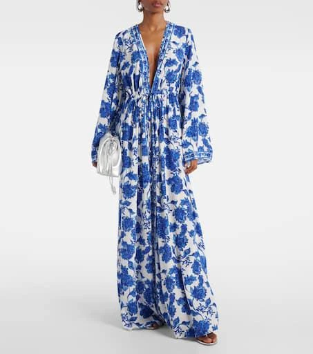Alexandra Miro Chloe floral kaftan 2