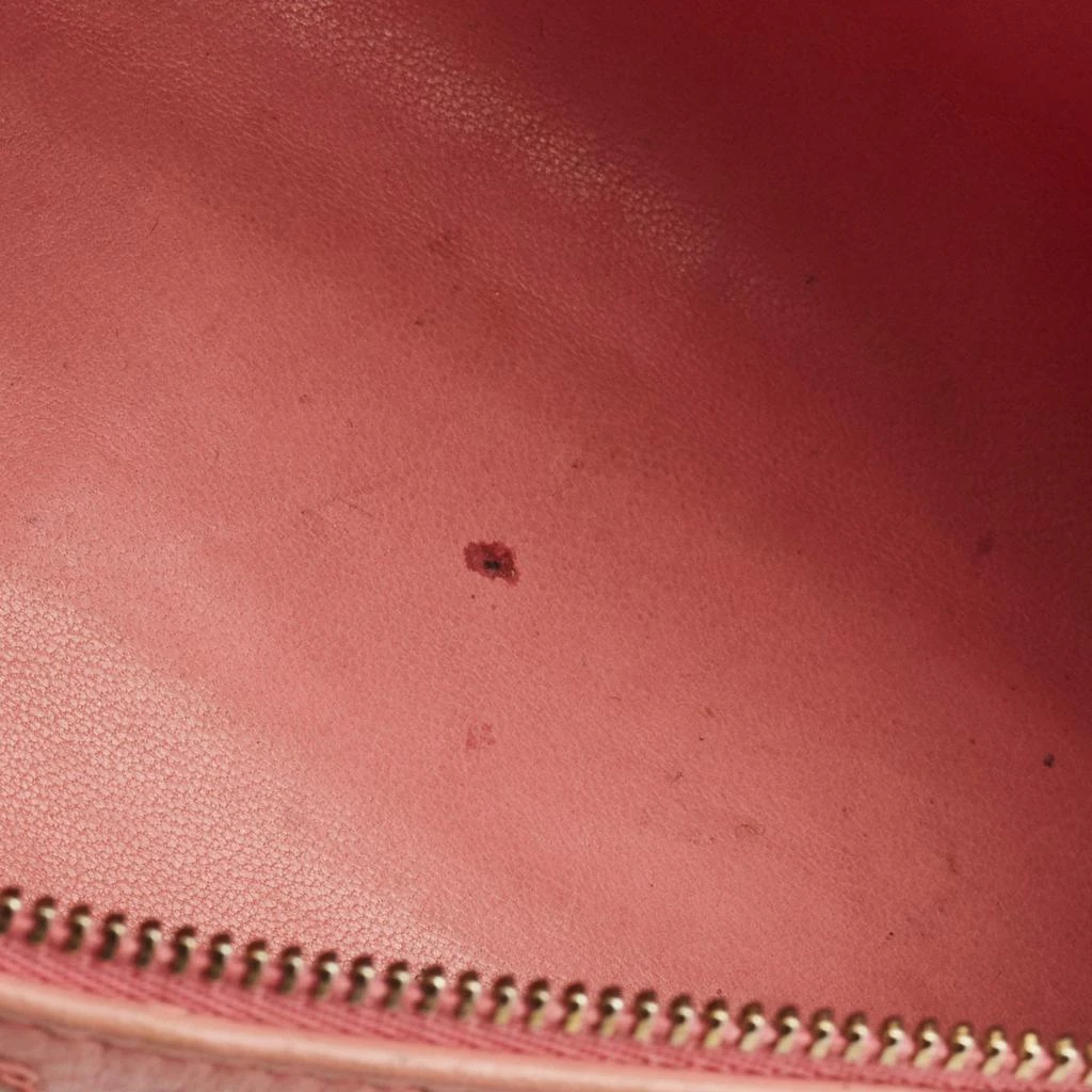 Loro Piana Loro Piana Pink Ostrich Leather Extra Pocket L19 Pouch 8