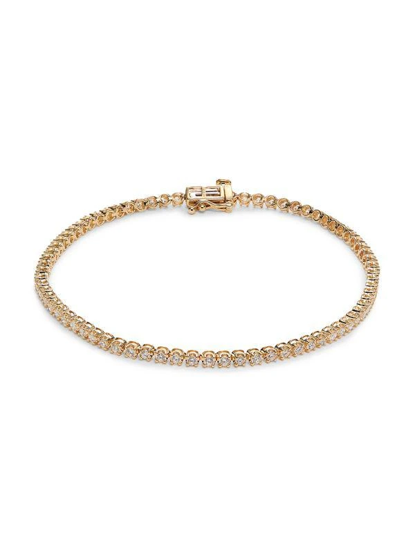 Saks Fifth Avenue 14K Yellow Gold & 2 TCW Lab Grown Diamond Bracelet 1
