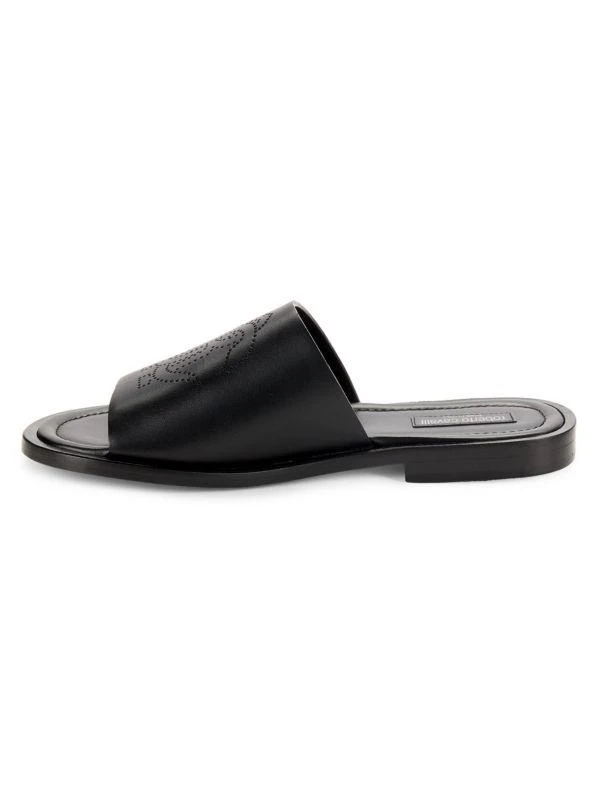 Roberto Cavalli Logo Leather Sandals 4