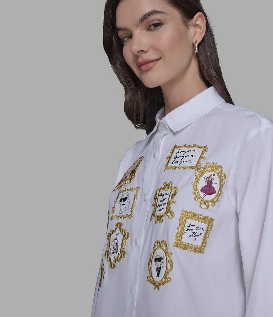 Karl Lagerfeld Paris ROCOCO POPLIN SHIRT 5