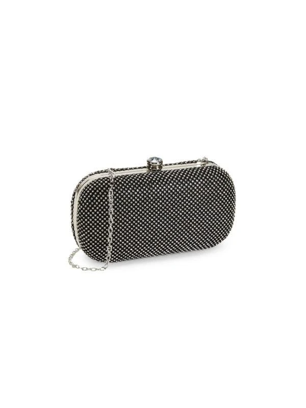 La Regale Crystal Mesh Clutch 4