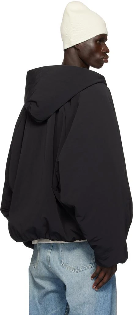 Essentials Black Military Nylon Jacket 3