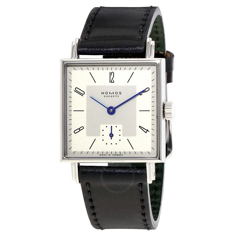 Nomos Glashutte Tetra 27 White and Silver Dial Ladies Watch 401 1