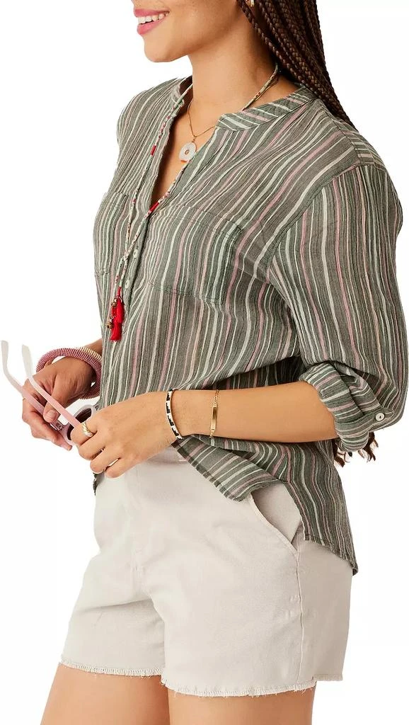 Carve Designs Carve Designs Women's Dylan Gauze Shirt 3