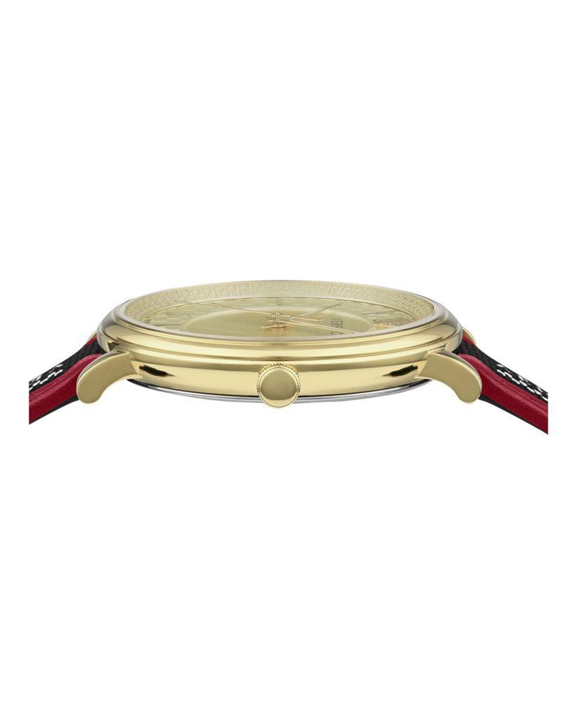 Versace Versace V-Circle Strap Watch