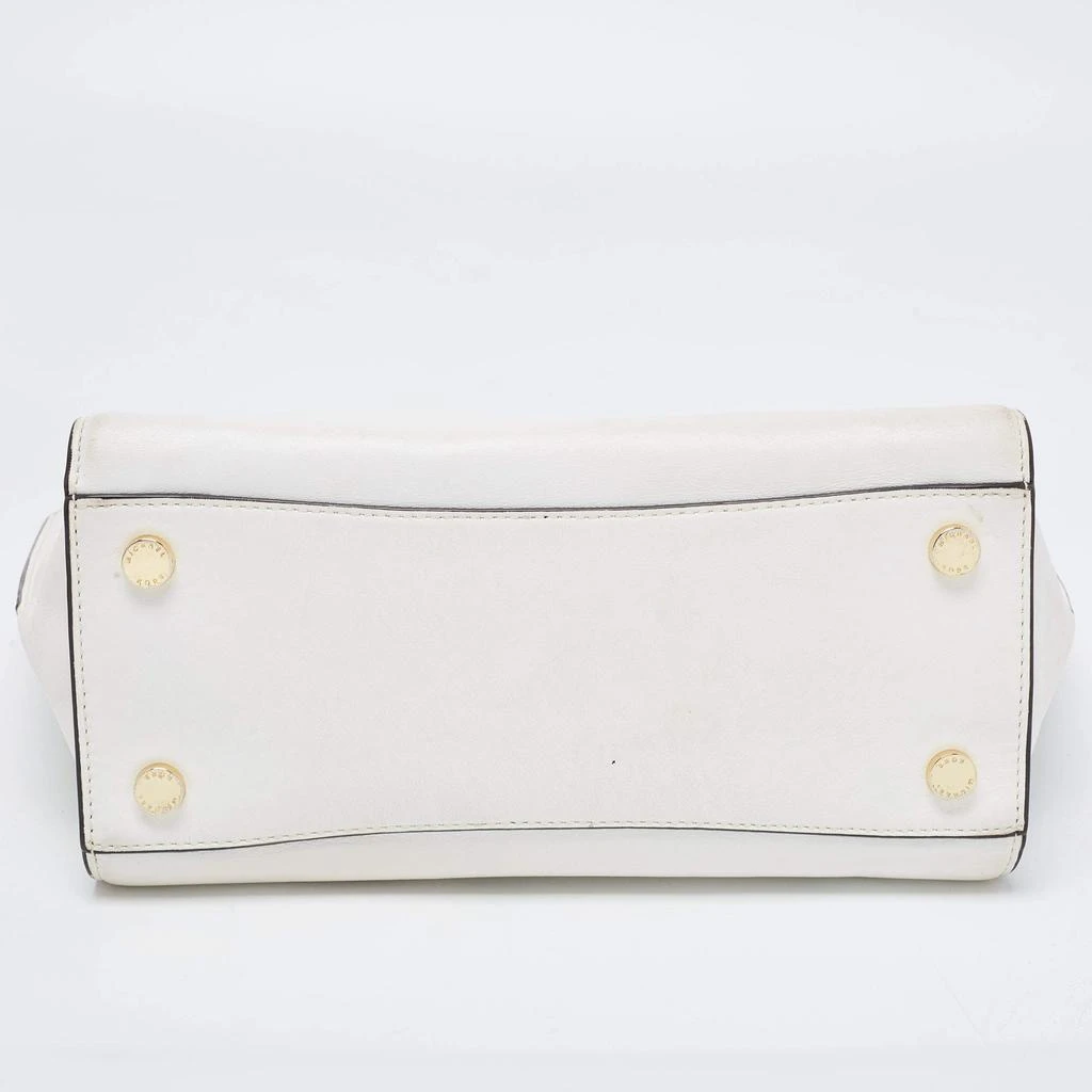 Michael Kors MICHAEL Michael Kors White Leather Hamilton East West Tote 17