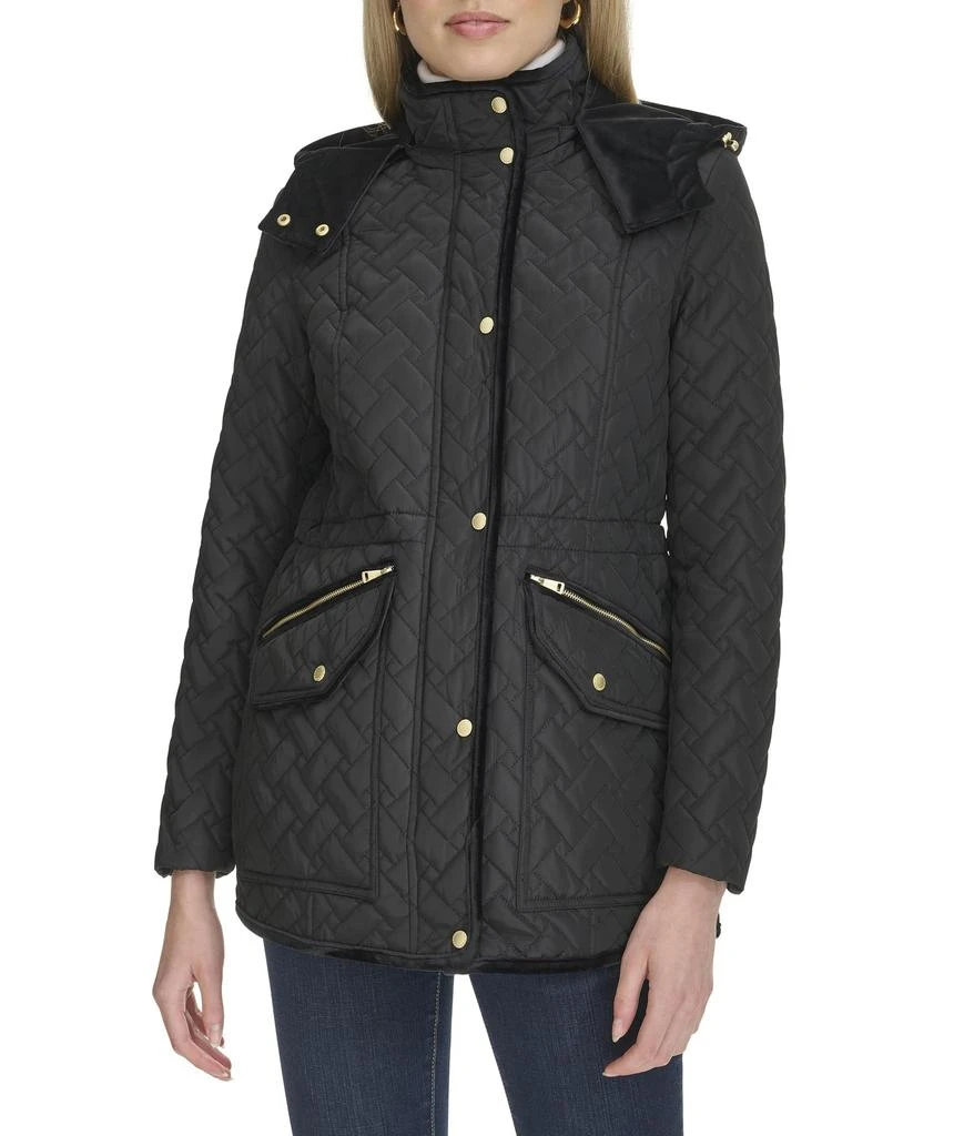 Cole Haan Stand Collar Quilted Signature Quilt Jacket 1