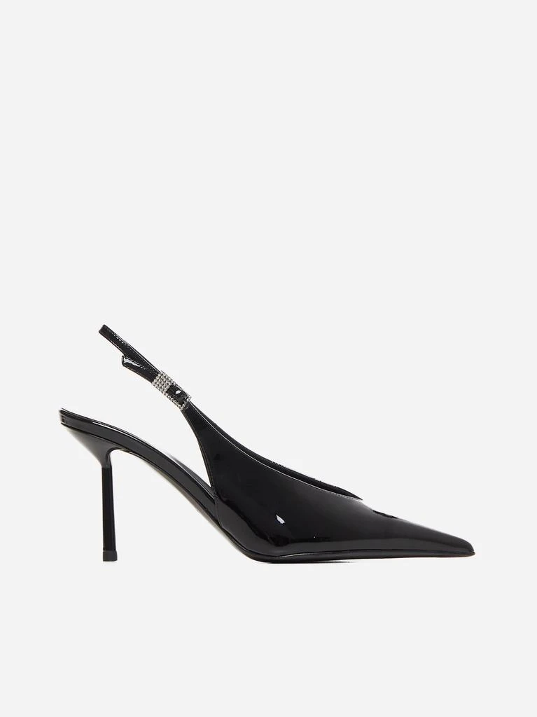 LE SILLA Black Clivage slingback pumps 1