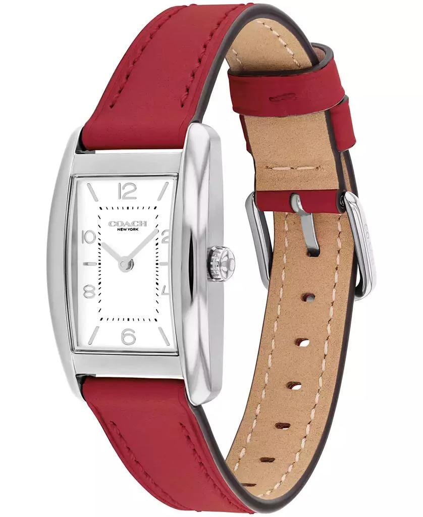 Shop Women's Reese Red Leather Watch 24mm on Sale at BeyondStyle