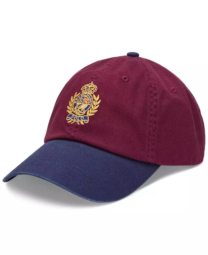 Ralph Lauren Men's Two-Tone Crest Twill Ball Cap 1