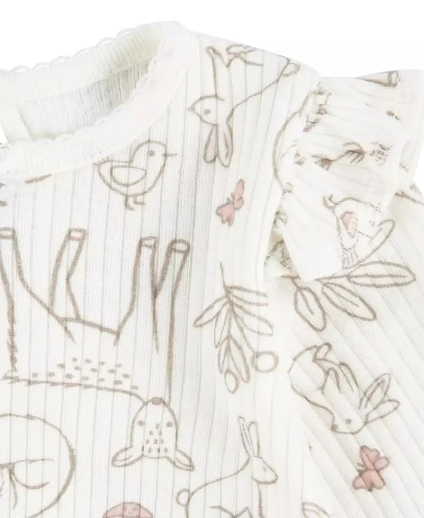 Huggies Baby Girls Sherpa Jacket, Bodysuit and Pants 3-Piece Set 10