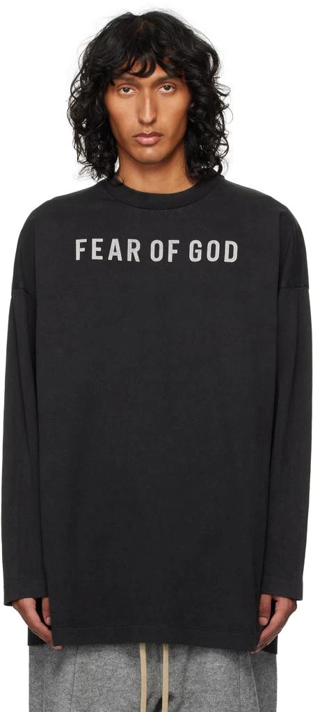 Fear of god Black 'Fear of God' Thunderbird Long Sleeve T-shirt 1