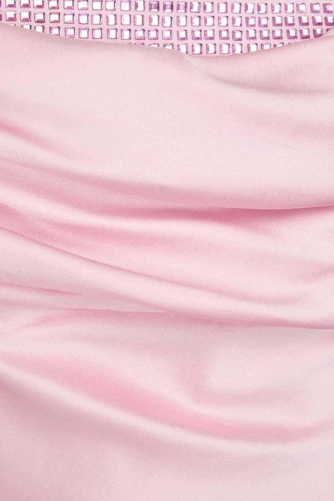 retrofête Emery crystal-embellished stretch-silk satin gown 4