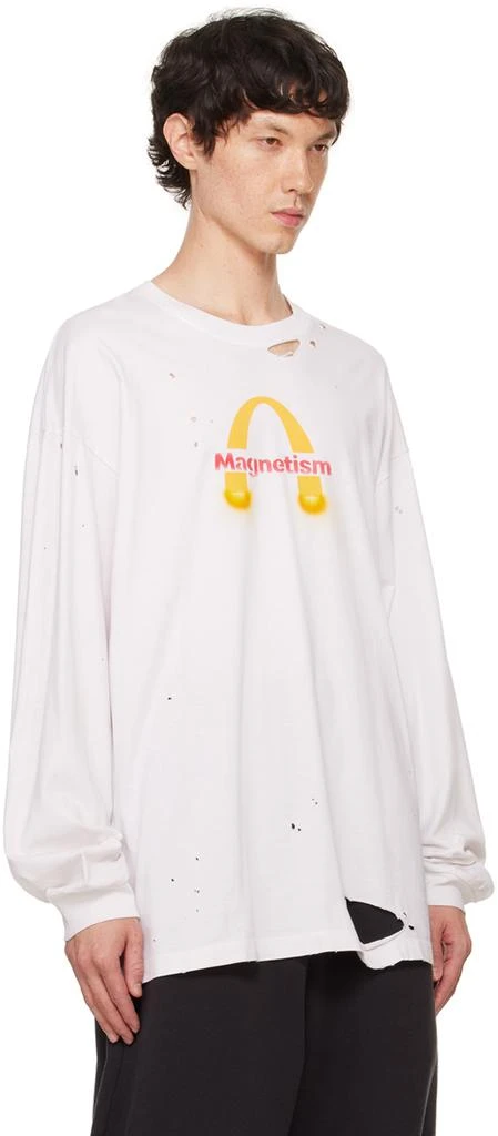doublet White Magnetic Long-Sleeve T-Shirt 2