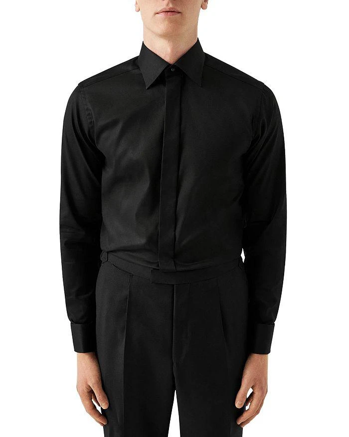 Eton Contemporary Fit Twill Fly Front Formal Shirt 1