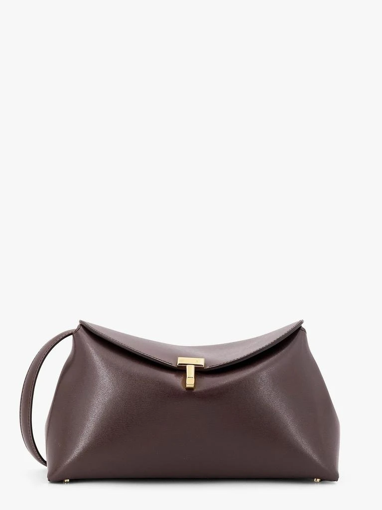 Totême T-Lock clutch leather crossbody bag
