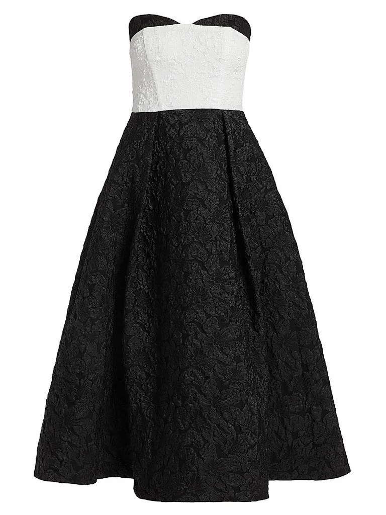 Akasia Two-Tone Strapless Cocktail Dress – On Sale Now with Up to 60% Off