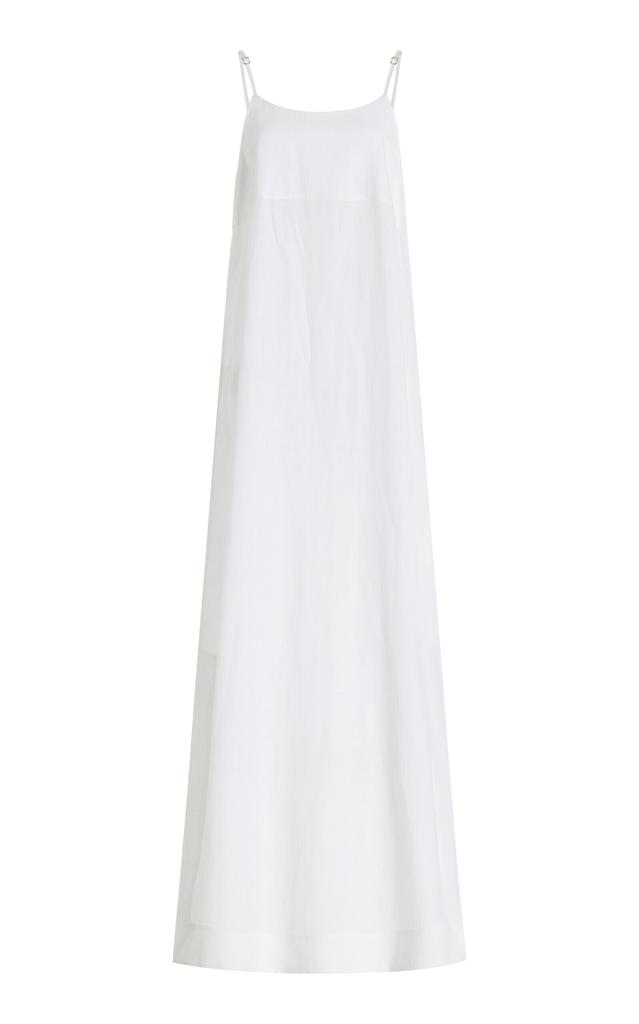 Bondi Born BONDI BORN - Leiden Organic Linen Maxi Dress - White - XL - Moda Operandi