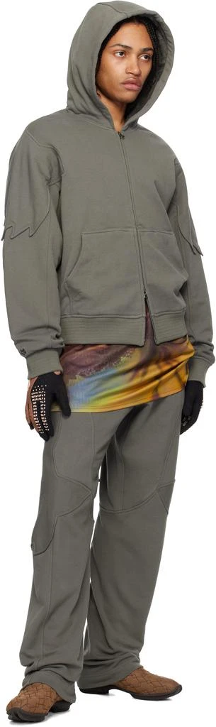Kiko Kostadinov Gray Fox Racing Edition Fox Fleece Sweatpants 4