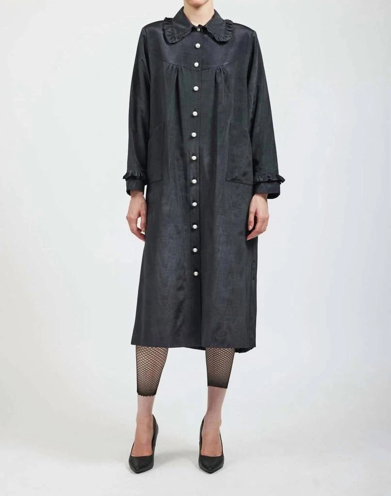 BATSHEVA Batsheva - Ruffle House Coat 1