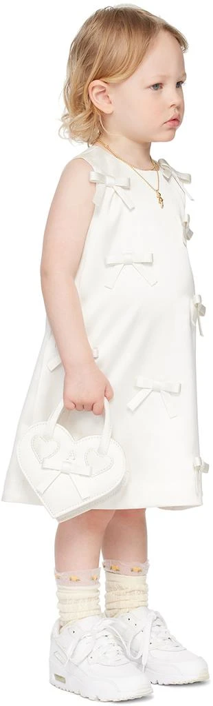 Ashley Williams SSENSE Exclusive Kids Off-White Bow Dress 2