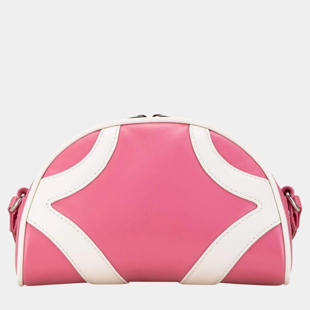 Prada Prada Pink White Calfskin Bag 3