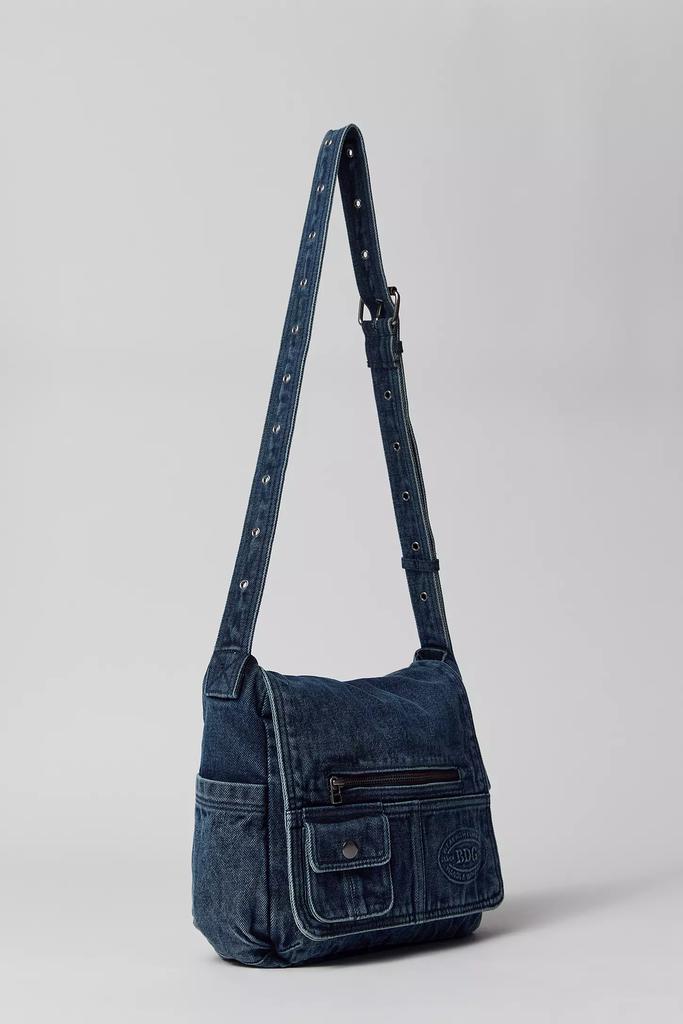 Urban Outfitters☆ フラップデニム・メッセンジャーバッグ BDG BDG Denim Messenger Bag - Backpacks - BeyondStyle