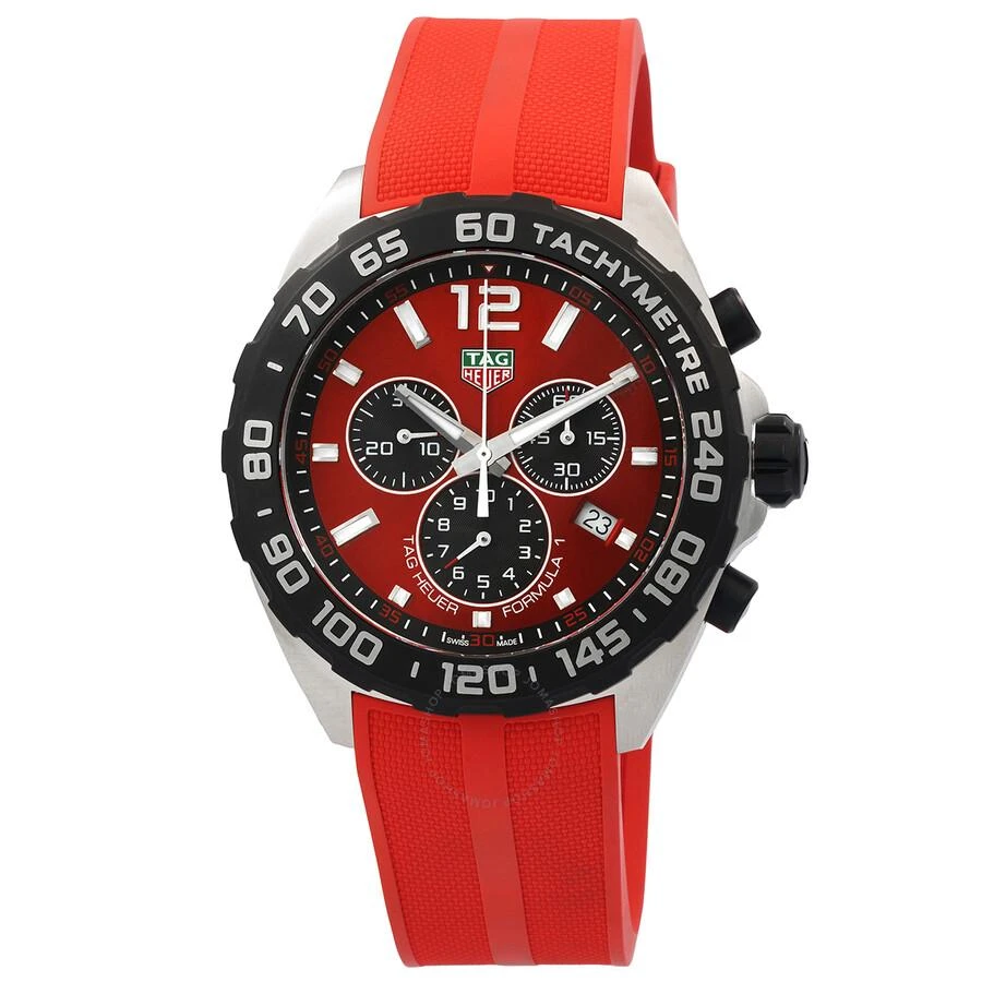 TAG Heuer Formula 1 Chronograph Quartz Red Dial Men's Watch CAZ101AN.FT8055 1