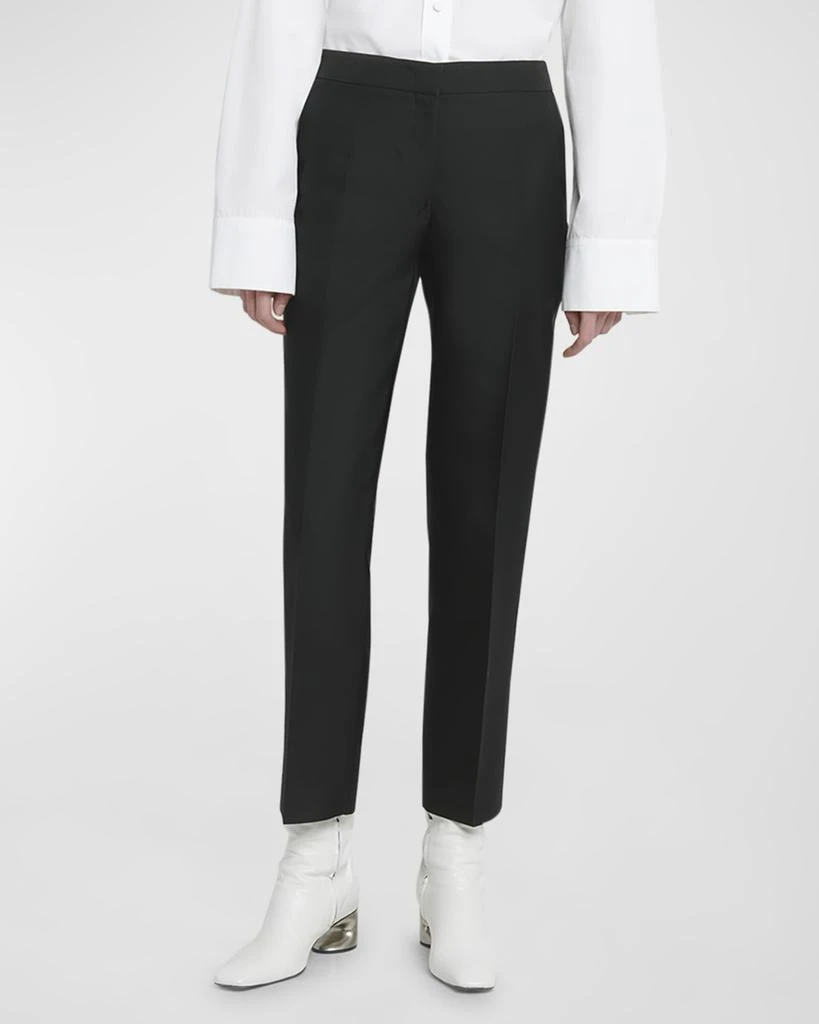 Jil Sander Mid-Rise Straight-Leg Ankle Trousers 4