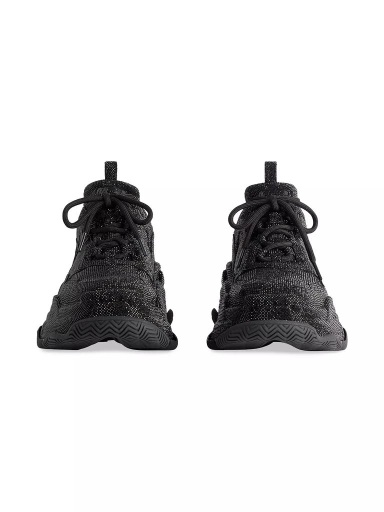 Balenciaga Men's Triple S Sneakers with Rhinestones 4