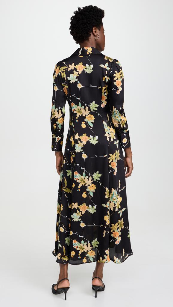 BYTIMO Satin Button Down Dress