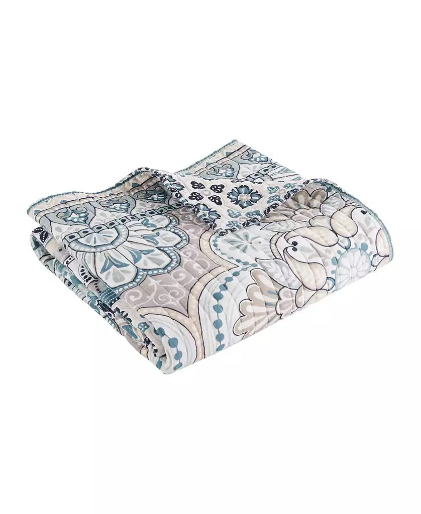 Levtex Addie Mediterranean Medallion Quilted Throw, 50" x 60" 2