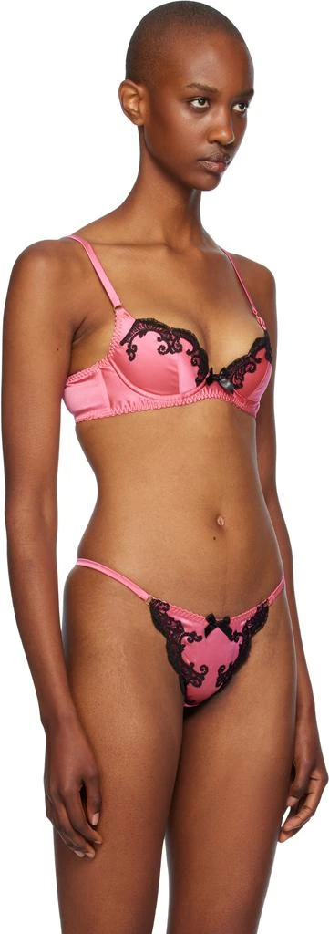 L'Agent by Agent Provocateur Pink & Black Molly Bra 2