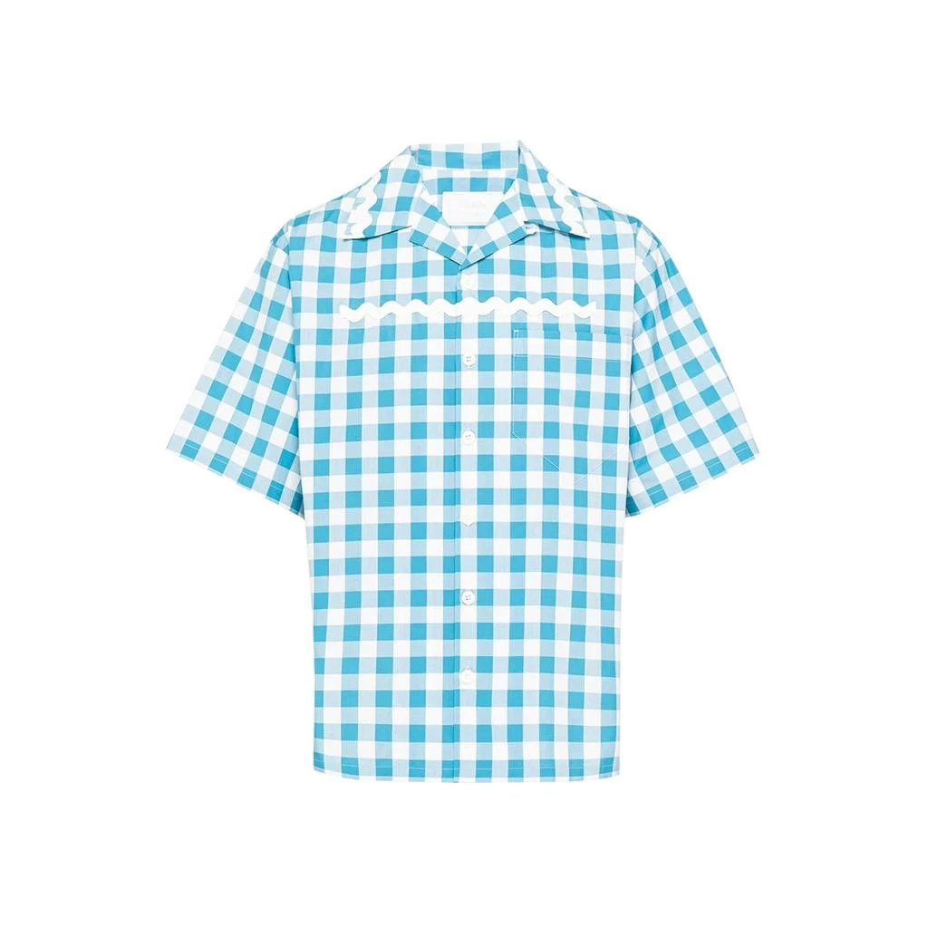 Prada Prada Checked Cotton Shirt 1